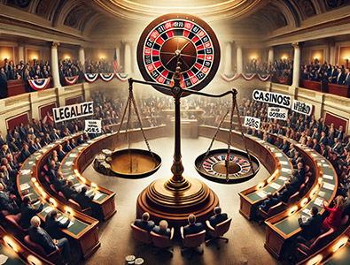 जुए को वैध बनाने के प्रयास