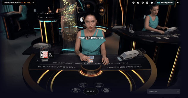 ग्रेविटी ब्लैकजैक