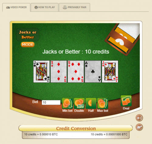 वीडियो पोकर क्रिप्टो गेम्स img 3