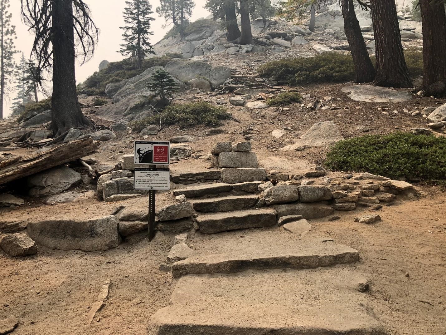 हाफ डोम - चढ़ाई