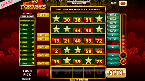 स्लिंगो फॉर्च्यून्स