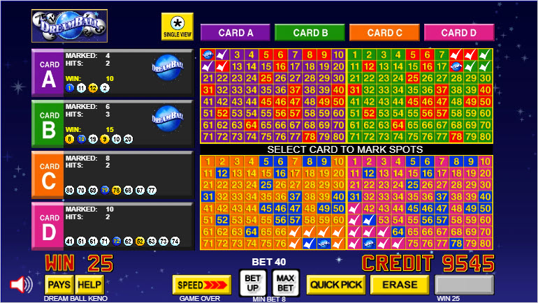 ड्रीम बॉल केनो