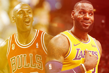 >लेब्रॉन जॉर्डन से बेहतर