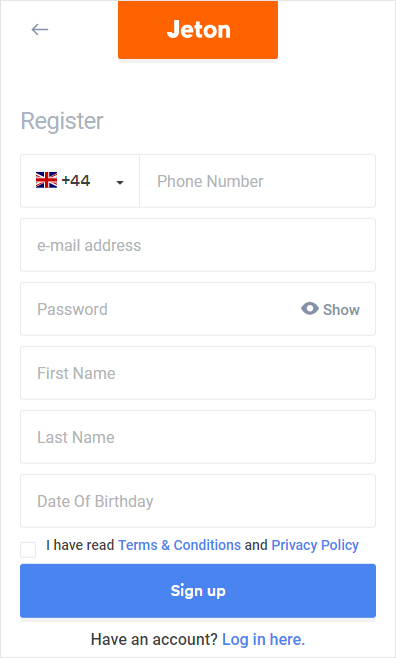 ऑनलाइन कैसीनो में जेटन