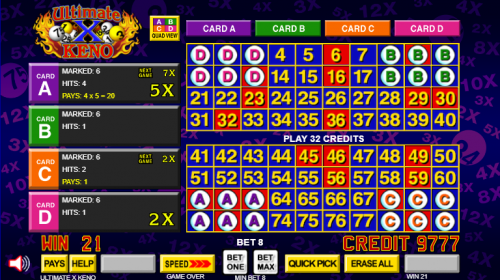 अल्टीमेट x केनो उदाहरण 3